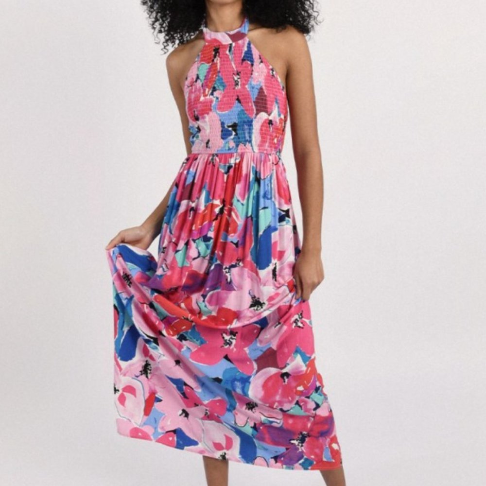 summer molly bracken long floral print dress